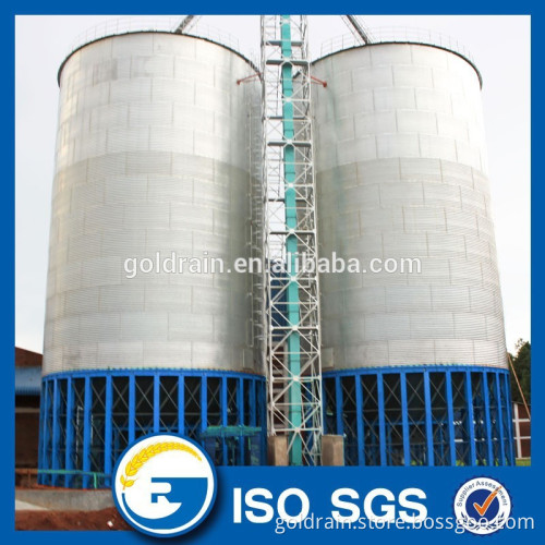 Steel cone base steel storage silo for grain